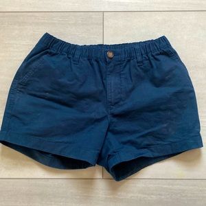 Size small mens shorts from Chubbies. Dark blue with 4” inseam.